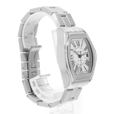 Cartier Roadster W6206017 3312 Silver Dial 45