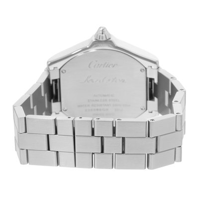 Cartier Roadster W6206017 3312 Silver Dial 45