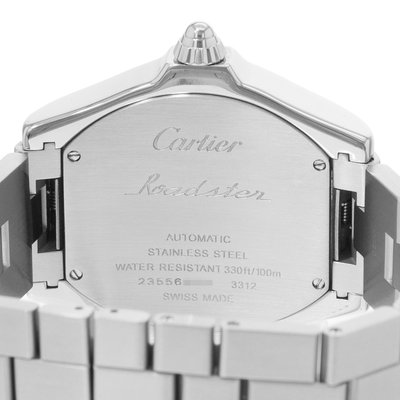 Cartier Roadster W6206017 3312 Silver Dial 45