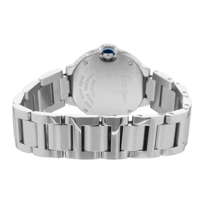 Cartier Ballon Bleu 28mm WE902073 3009 Silver Dial 28