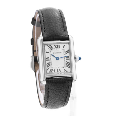 Cartier Tank WSTA0042 4322 Silver Dial 22
