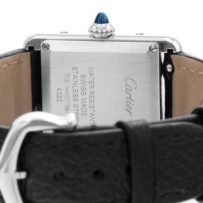 Cartier Tank WSTA0042 4322 Silver Dial 22