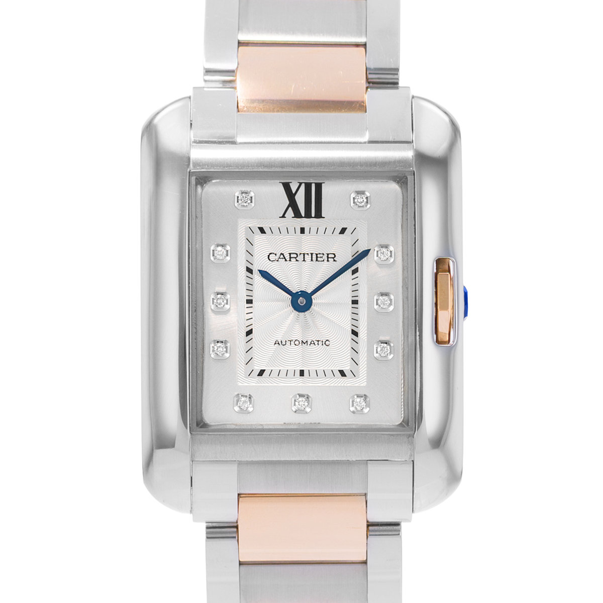 Cartier Tank Anglaise WT100034 3511 Silver Dial 29