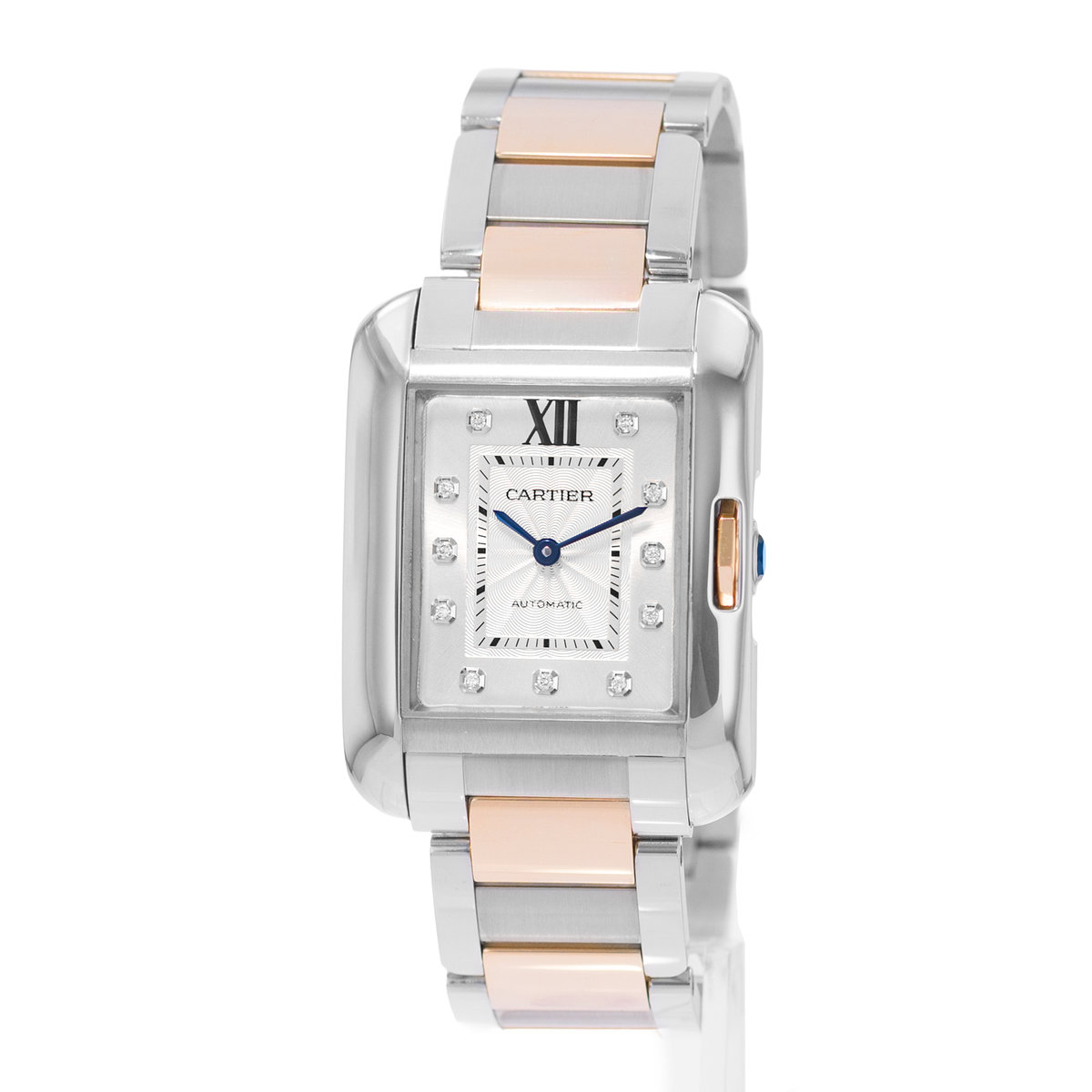 Cartier Tank Anglaise WT100034 3511 Silver Dial 29