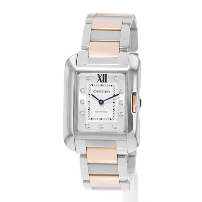 Cartier Tank Anglaise WT100034 3511 Silver Dial 29