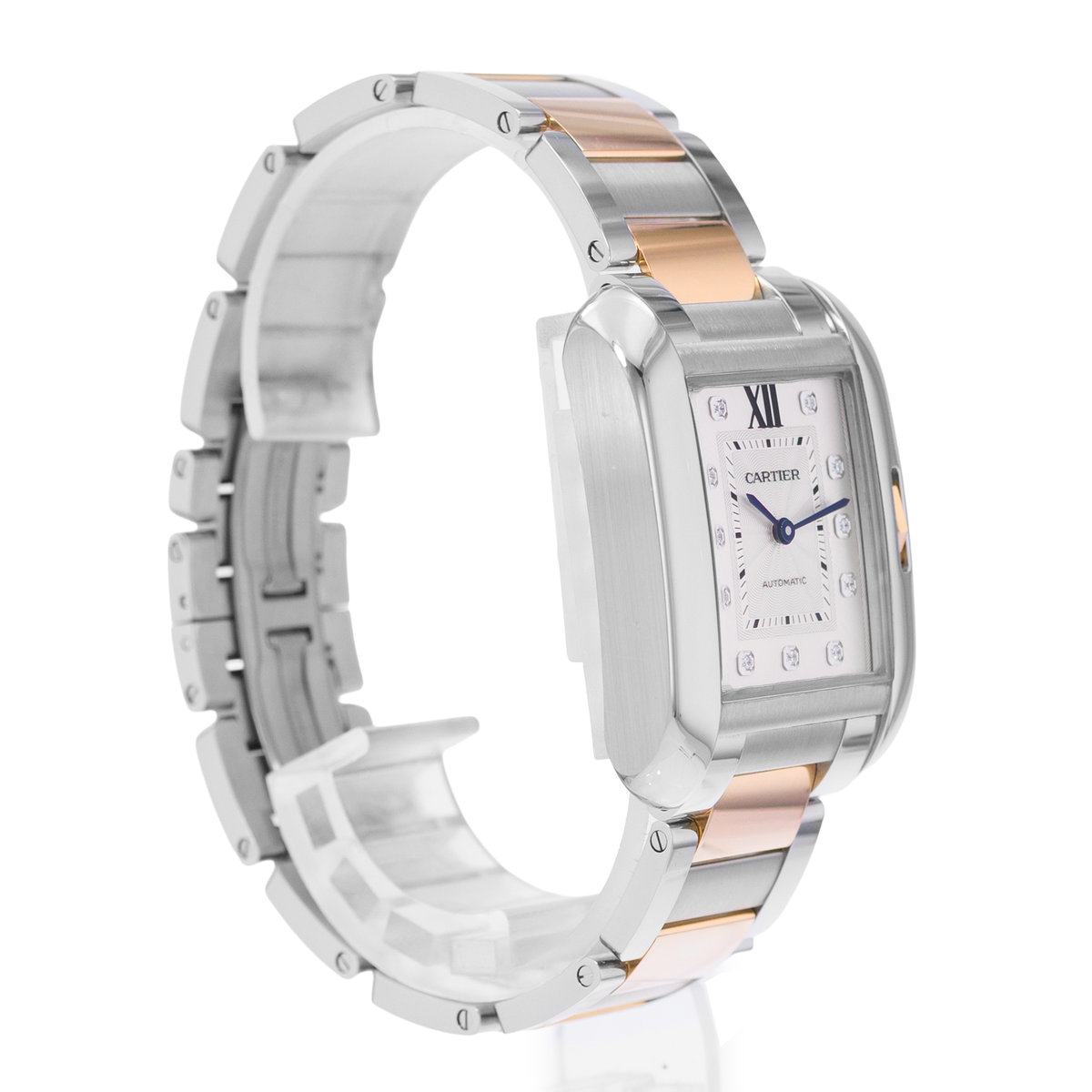 Cartier Tank Anglaise WT100034 3511 Silver Dial 29