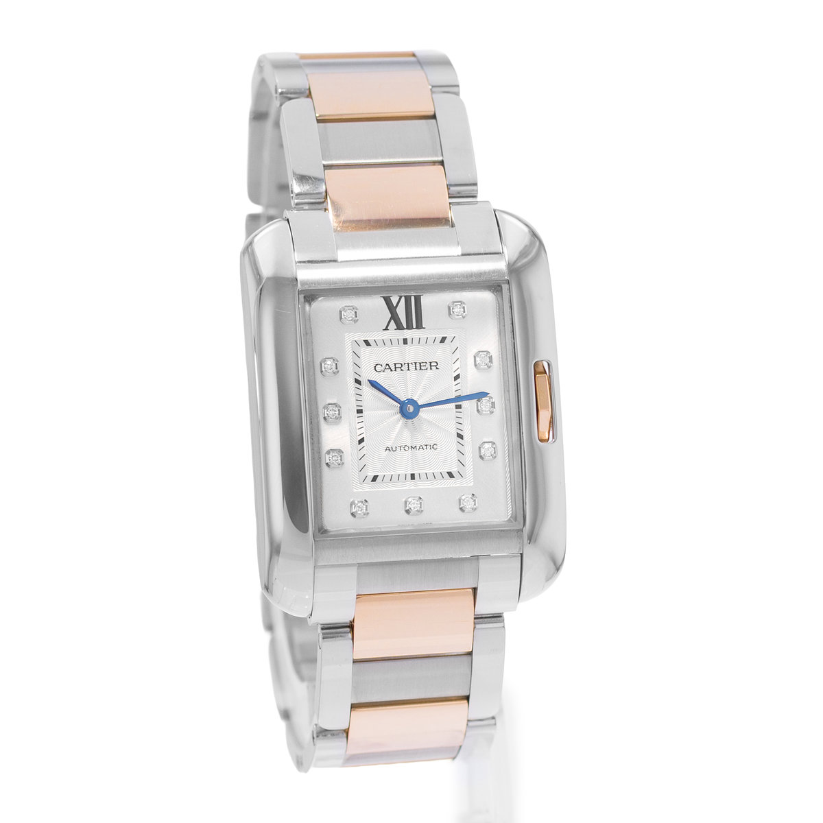 Cartier Tank Anglaise WT100034 3511 Silver Dial 29