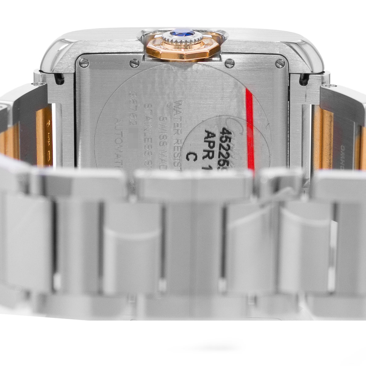 Cartier Tank Anglaise WT100034 3511 Silver Dial 29