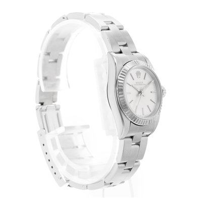 Rolex Oyster Perpetual 26 76094 Silver Dial 26