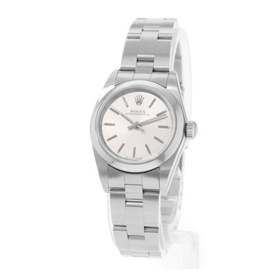 Rolex Oyster Perpetual 24 76080 Silver Dial 24