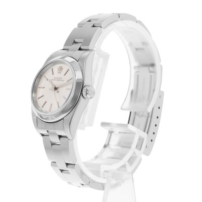 Rolex Oyster Perpetual 24 76080 Silver Dial 24