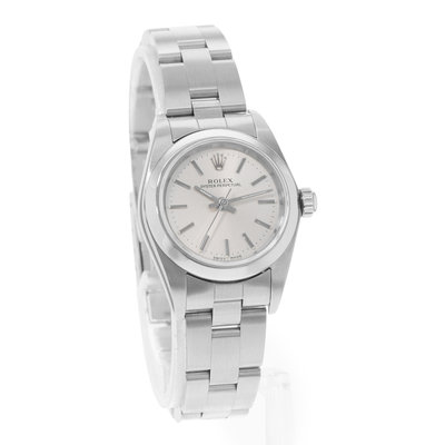Rolex Oyster Perpetual 24 76080 Silver Dial 24