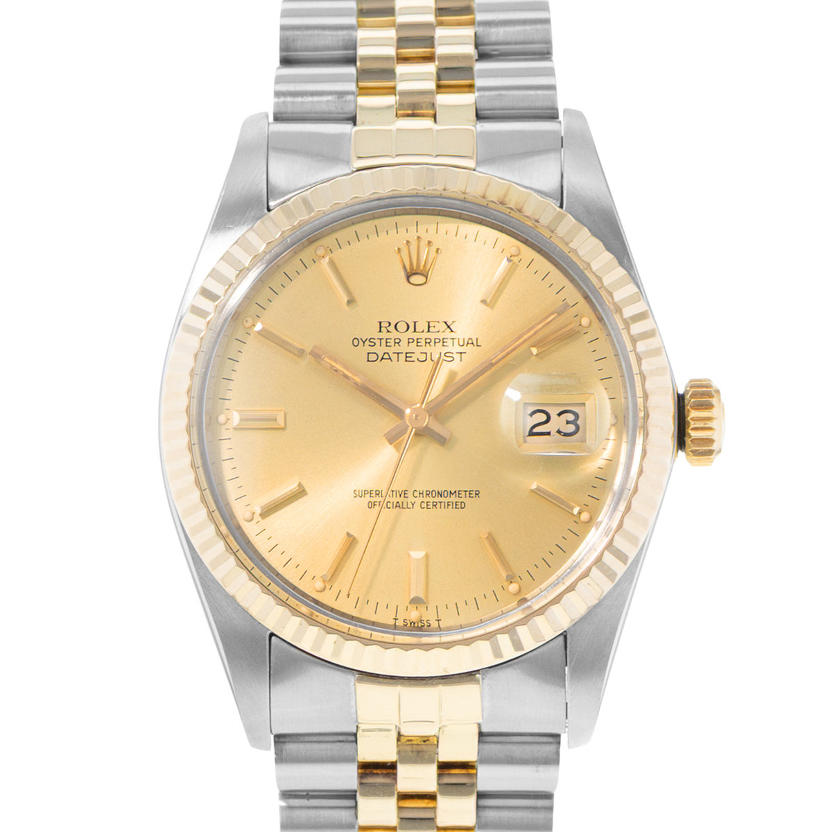 Rolex Datejust 36 16013 Champagne Dial 36