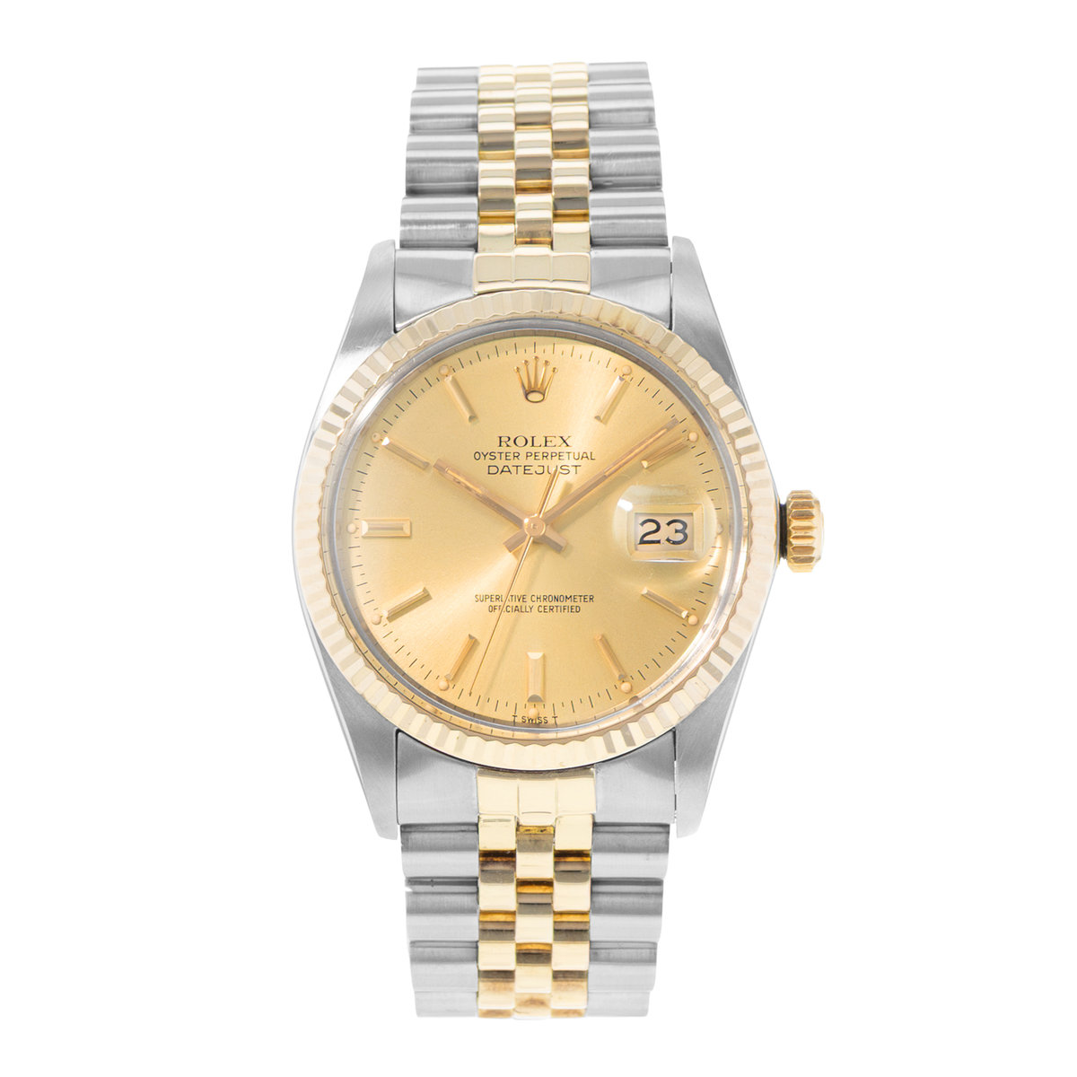 Rolex Datejust 36 16013 Champagne Dial 36