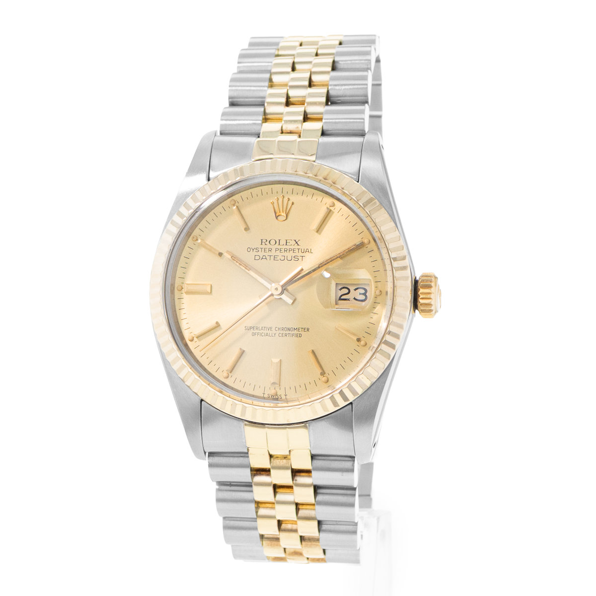Rolex Datejust 36 16013 Champagne Dial 36