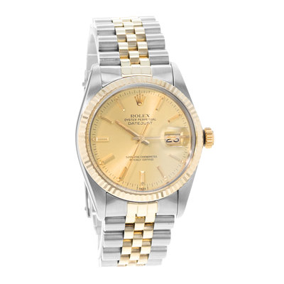 Rolex Datejust 36 16013 Champagne Dial 36