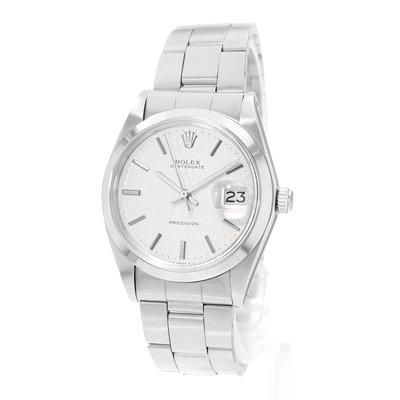 Rolex Oyster Precision 6694 Silver Dial 34