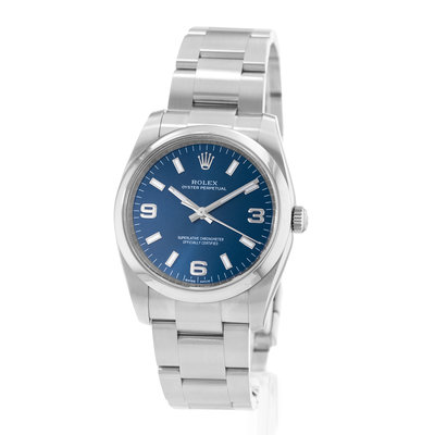 Rolex Oyster Perpetual 34 114200 Blue Dial 34