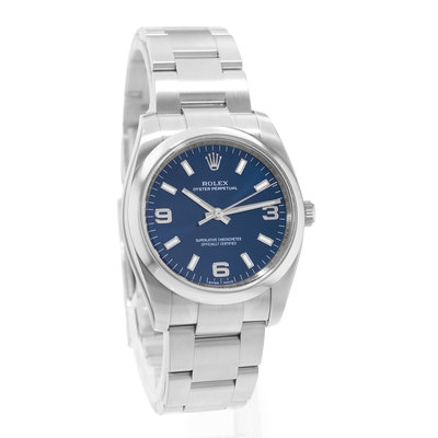 Rolex Oyster Perpetual 34 114200 Blue Dial 34