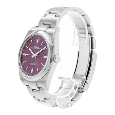 Rolex Oyster Perpetual 39 114300 Purple Dial 39