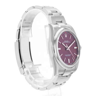 Rolex Oyster Perpetual 39 114300 Purple Dial 39