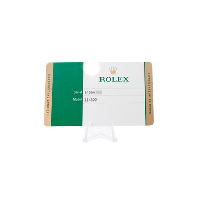Rolex Oyster Perpetual 39 114300 Purple Dial 39