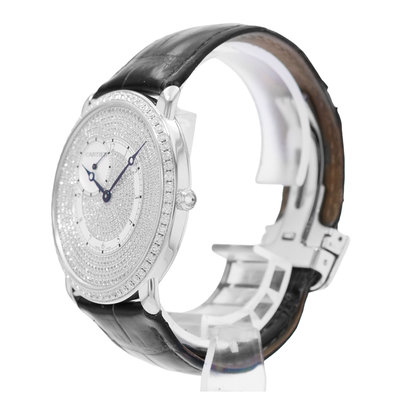 Cartier Ronde Louis WR007003 3269 Silver Dial 42