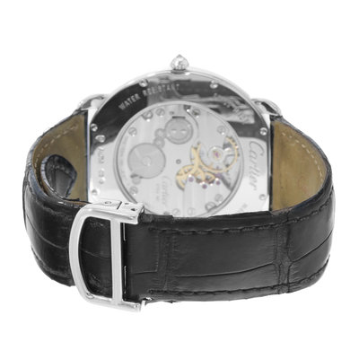Cartier Ronde Louis WR007003 3269 Silver Dial 42