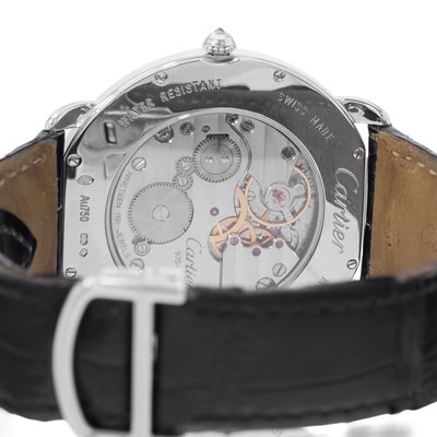 Cartier Ronde Louis WR007003 3269 Silver Dial 42