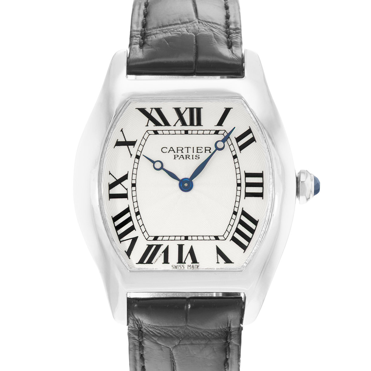 Cartier Tortue W1532851 Silver Dial 34