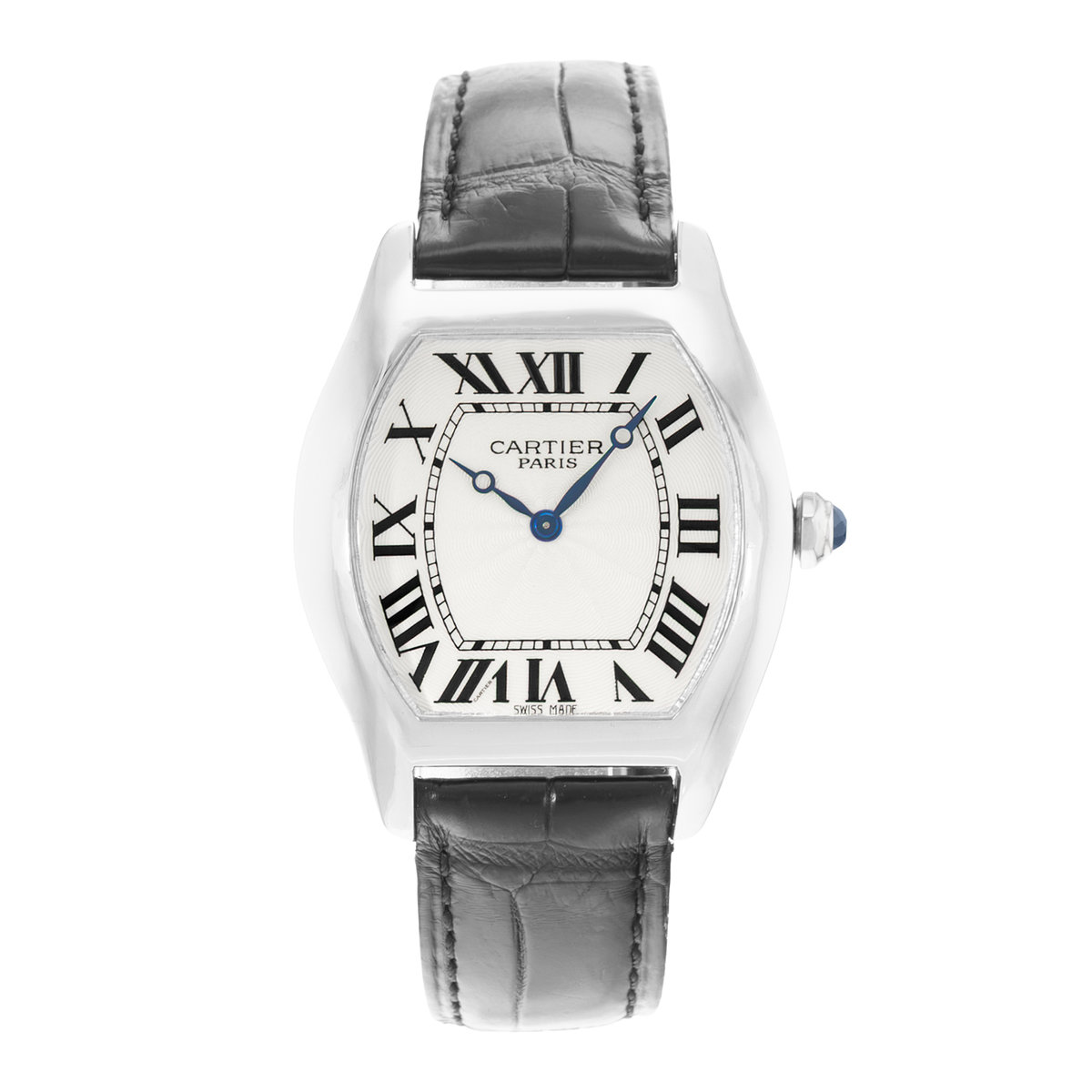 Cartier Tortue W1532851 Silver Dial 34
