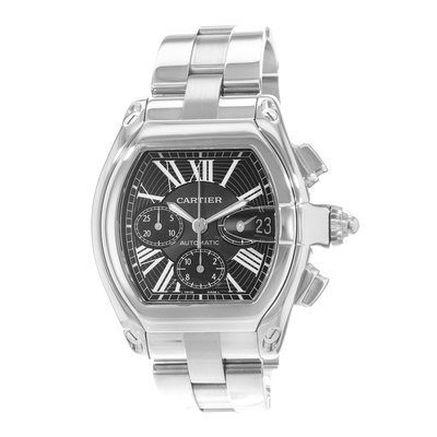 Cartier Roadster W62020X6 2618 Black Dial 43