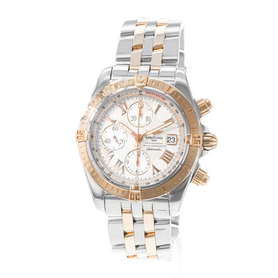 Breitling Chronomat Evolution C13356 Silver Dial 44