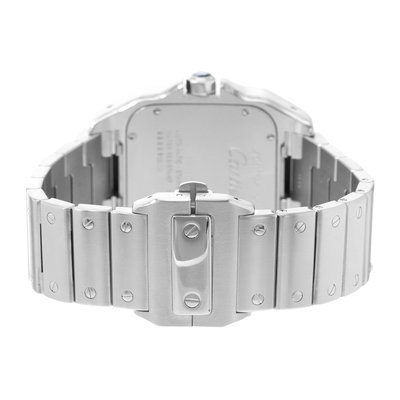 Cartier Santos 100 W200737G 2656 Silver Dial 38