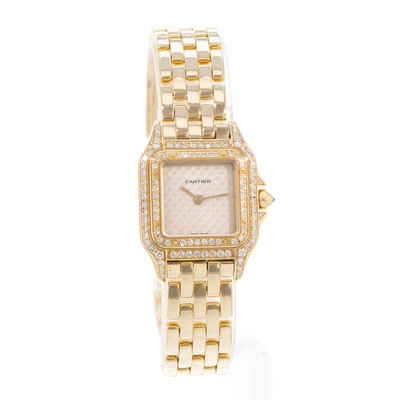 Cartier Panthere WF3250B9 1280 Silver Dial 22x30