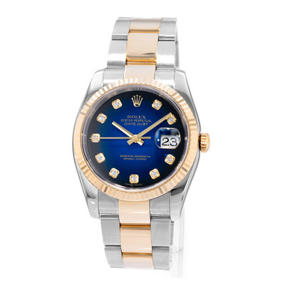 Rolex Datejust 36 116233 Blue Dial 36