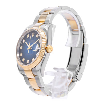 Rolex Datejust 36 116233 Blue Dial 36