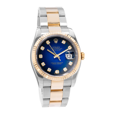 Rolex Datejust 36 116233 Blue Dial 36