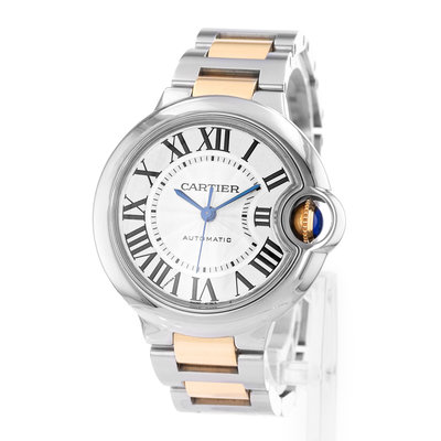 Cartier Ballon Bleu 33mm W6920099 3489 Silver Dial 33