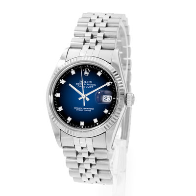 Rolex Datejust 36 16014 Blue Dial 36