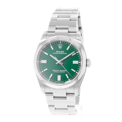 Rolex Oyster Perpetual 36 126000 Green Dial 36