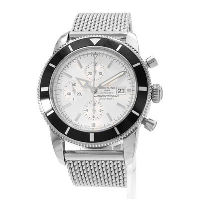 Breitling Superocean Heritage Chronograph A13320 Silver Dial 44