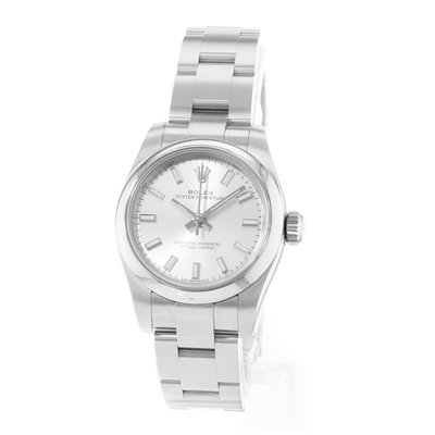 Rolex Oyster Perpetual 26 176200 Silver Dial 26