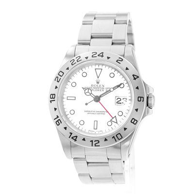 Rolex Explorer II 16570 White Dial 40
