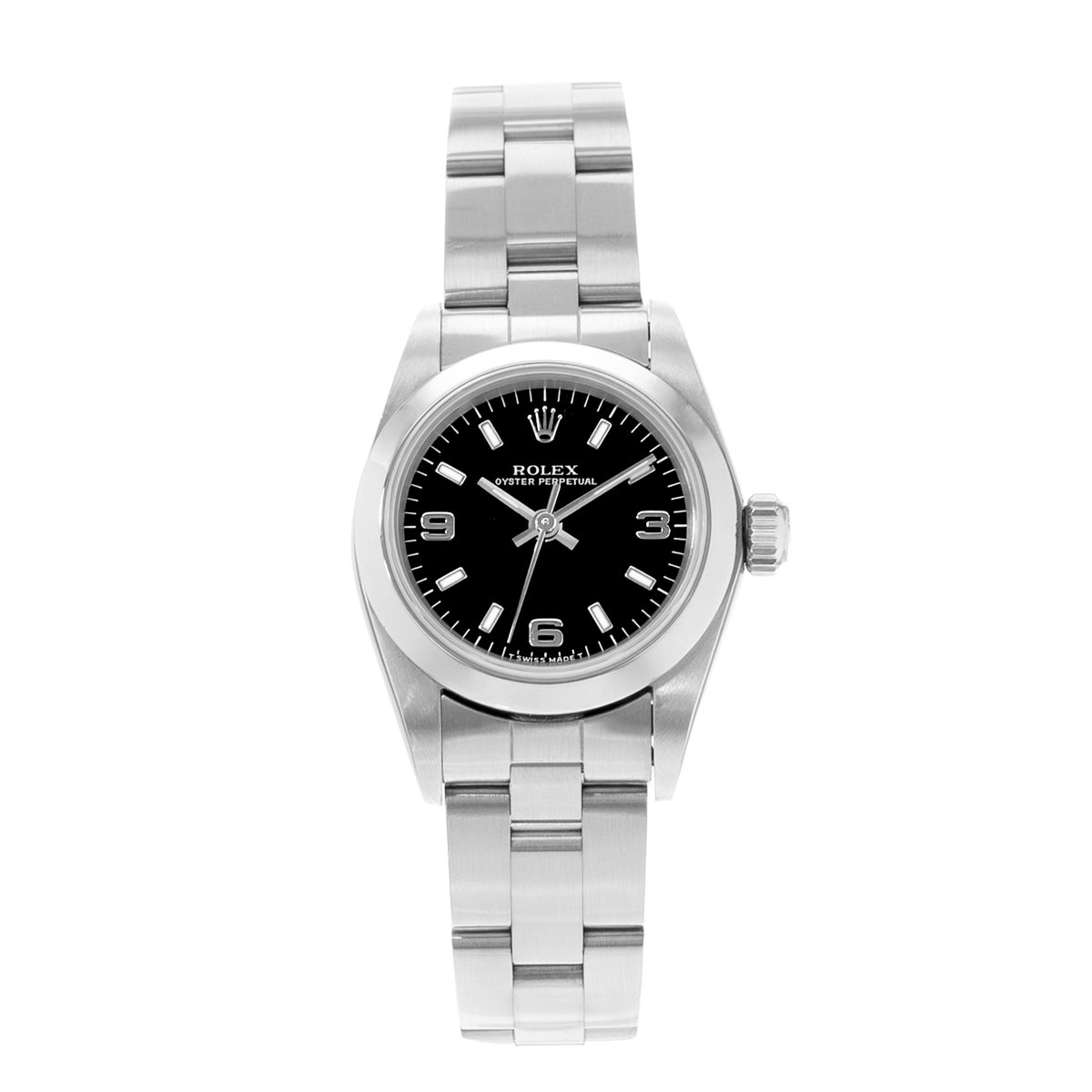 Rolex Oyster Perpetual 24 67180 Black Dial 24