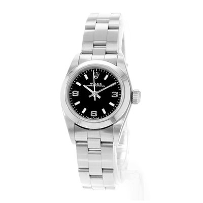 Rolex Oyster Perpetual 24 67180 Black Dial 24