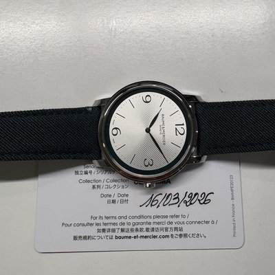 Baume & Mercier Classima M0A10705 NA Dial 42