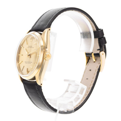 Rolex Oyster Perpetual 34 1002 Champagne Dial 34