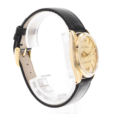 Rolex Oyster Perpetual 34 1002 Champagne Dial 34