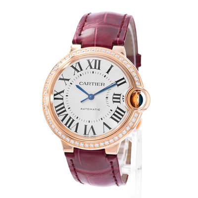 Cartier Ballon Bleu 36mm WJBB0034 3927 Silver Dial 36